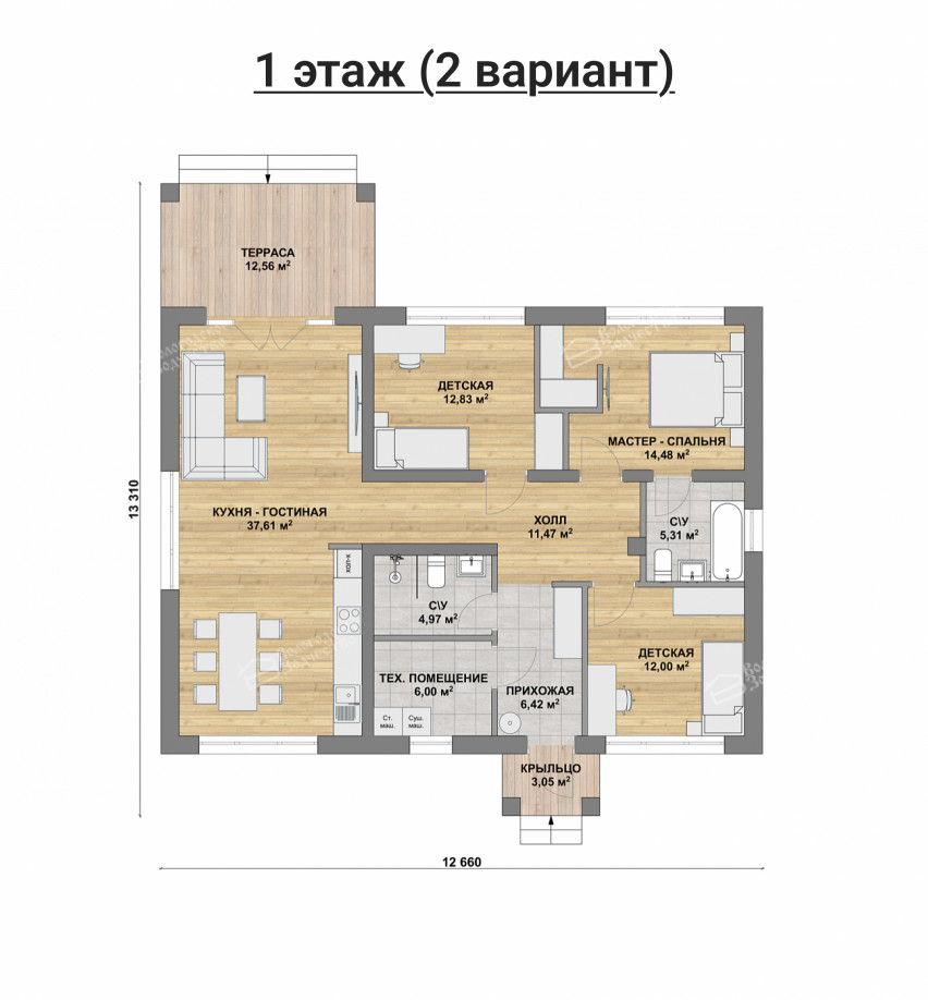  Дом из камня VZ-770